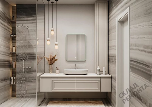 Фото Зеркало подвесное Континент Glamour LED 60*80 (ЗЛП140) с подсветкой, белый купить в Волгограде: цена, описание, фото. Интернет-магазин 2
