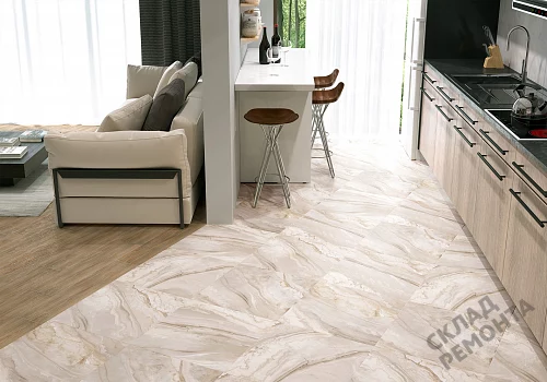 Фото Керамогранит лаппатированный Alma Ceramica Мэджик GFU04MGC47L серый 600*600*9 – купить в Волгограде: цена, описание, фото. Интернет-магазин 2