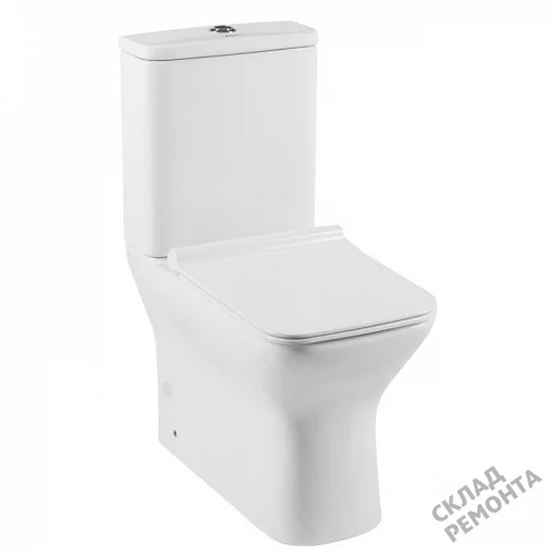 Фото Унитаз напольный Aquanet Cube-C 210759 безободковый купить в Волгограде: цена, описание, фото. Интернет-магазин 5