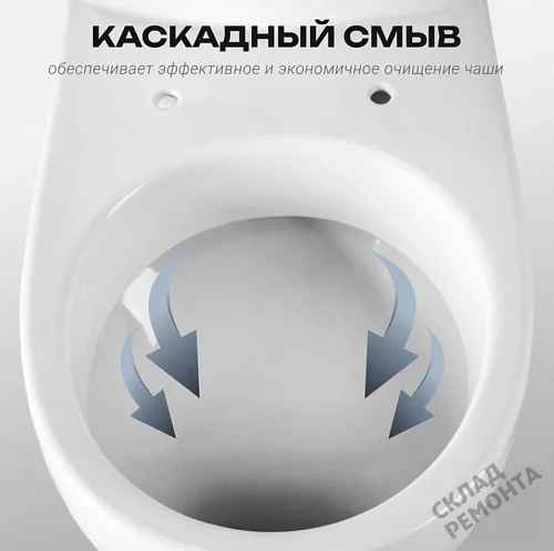 Фото Унитаз компакт напольный Santeri Ультра купить в Волгограде: цена, описание, фото. Интернет-магазин 3
