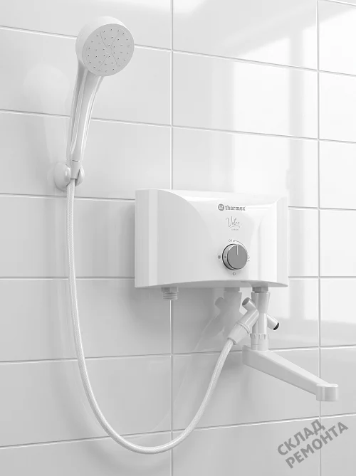 Фото Водонагреватель проточный Thermex Vetro 5500 combi – купить в Волгограде: цена, описание, фото. Интернет-магазин 1