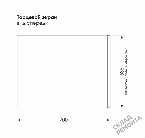 Фото Торцевая панель Метакам 70 Strict купить в Волгограде: цена, описание, фото. Интернет-магазин 2