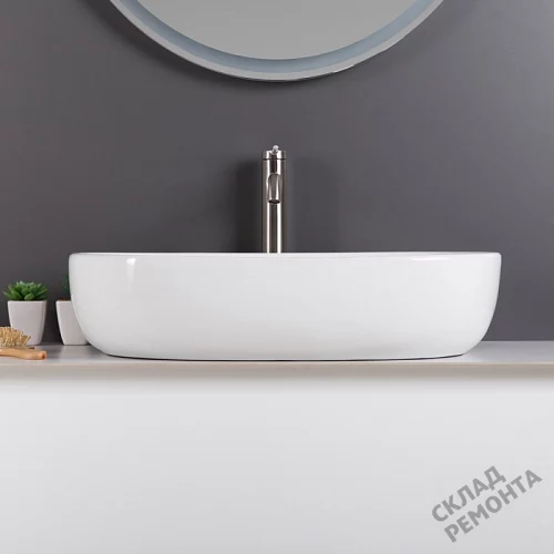 Фото Раковина накладная BelBagno BB1084 60 см купить в Волгограде: цена, описание, фото. Интернет-магазин 3