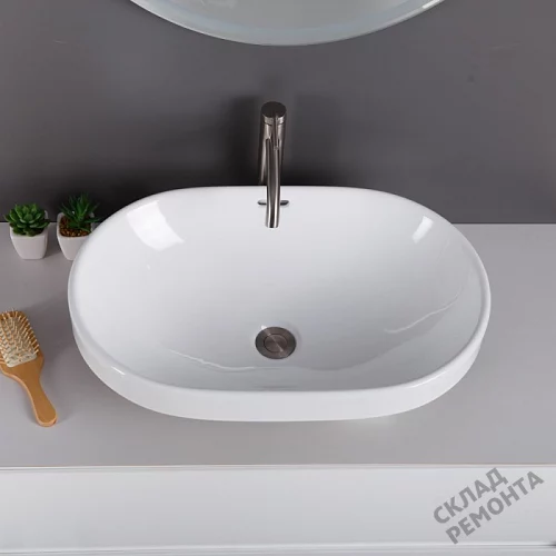Фото Раковина накладная BelBagno BB1004 60 см купить в Волгограде: цена, описание, фото. Интернет-магазин 4