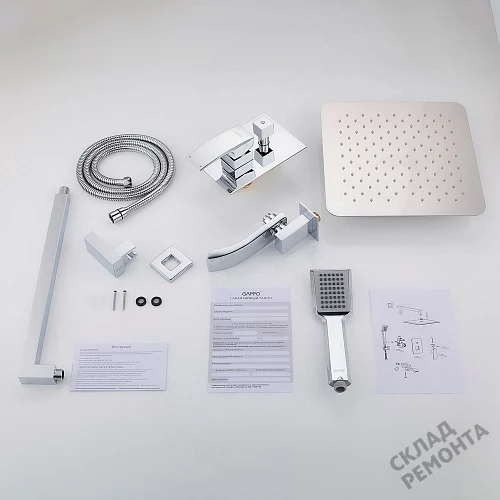 Фото Душевая система Gappo G7107 хром купить в Волгограде: цена, описание, фото. Интернет-магазин 14