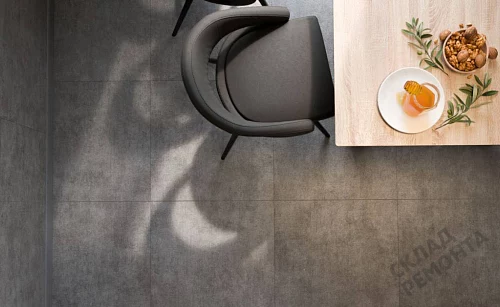 Фото Керамогранит матовый Steppe Ceramics Urban Grey серый 600*600*9 – купить в Волгограде: цена, описание, фото. Интернет-магазин 2