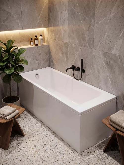 Фото Ванна акриловая Roca Easy ZRU9302904 без гидромассажа 150*70  купить в Волгограде: цена, описание, фото. Интернет-магазин 1