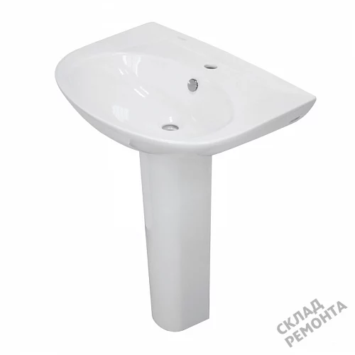Фото Пьедестал для раковины Sanita Luxe Classic CLCSLWB01, белый купить в Волгограде: цена, описание, фото. Интернет-магазин 2