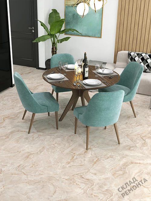Фото Керамогранит лаппатированный Alma Ceramica Невада GFU04NVD40L бежевый 600*600*9 – купить в Волгограде: цена, описание, фото. Интернет-магазин 1