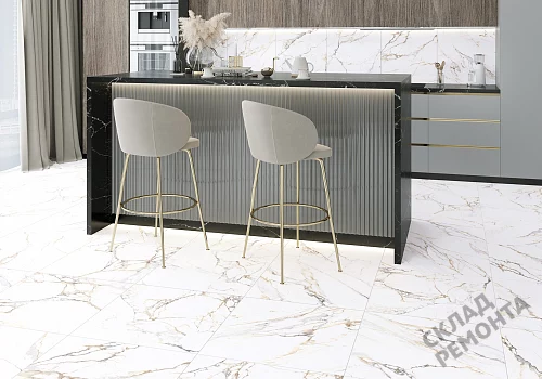 Фото Керамогранит матовый Alma Ceramica Тренди GFU04TRD04R белый 600*600*9 – купить в Волгограде: цена, описание, фото. Интернет-магазин 2