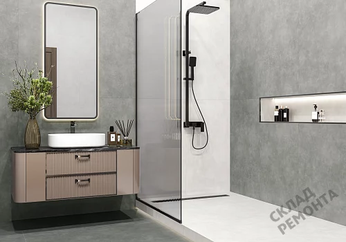 Фото Керамогранит матовый Alma Ceramica Мурал GFU60120MUR70R серый 1200*600*8,5 – купить в Волгограде: цена, описание, фото. Интернет-магазин 4