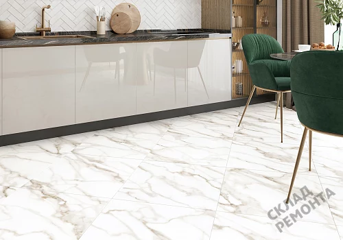 Фото Керамогранит матовый Alma Ceramica Гранада GFU6060GRD04R белый 600*600*9 – купить в Волгограде: цена, описание, фото. Интернет-магазин 5