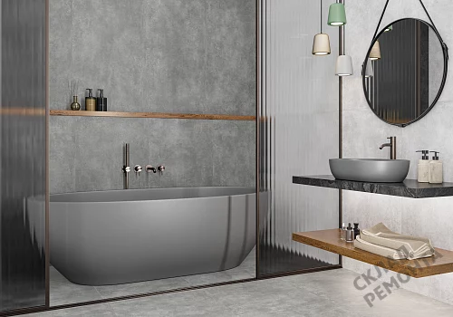 Фото Керамогранит матовый Alma Ceramica Тотем GFU60120TTM70R серый 1200*600*8,5 – купить в Волгограде: цена, описание, фото. Интернет-магазин 3