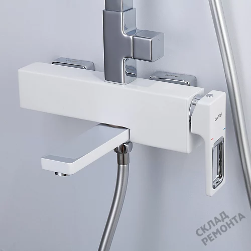Фото Душевая система Gappo G2417-8 белый/хром купить в Волгограде: цена, описание, фото. Интернет-магазин 5