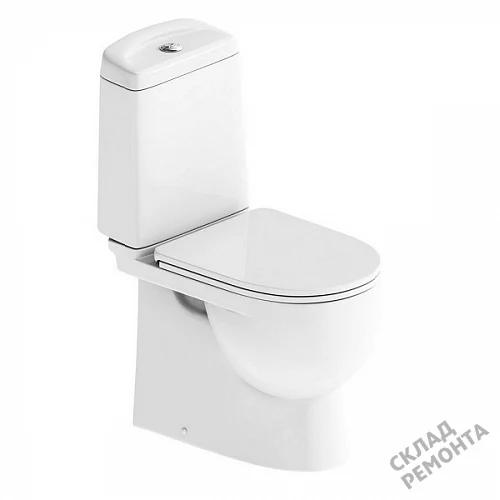Фото Унитаз компакт напольный Sanita Luxe Best SL DМ WC.CC/Best/2-DM/WHT.G/S1 купить в Волгограде: цена, описание, фото. Интернет-магазин 2