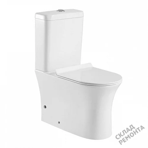 Фото Унитаз напольный Aquanet Roll-C 210764 безободковый купить в Волгограде: цена, описание, фото. Интернет-магазин 6