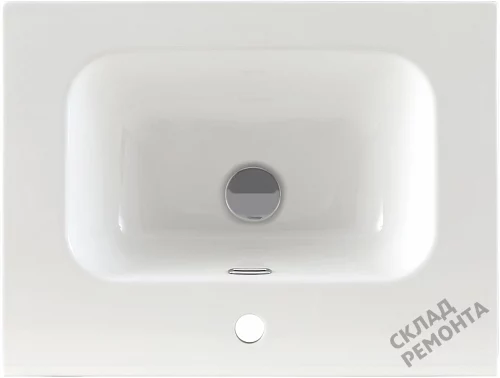 Фото Раковина на тумбу Aquanet Flat 60 (254363), 61 см купить в Волгограде: цена, описание, фото. Интернет-магазин 2