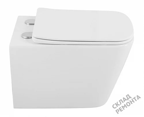 Фото Унитаз подвесной BelBagno Due 2.0 BB7107CHR/SC безободковый купить в Волгограде: цена, описание, фото. Интернет-магазин 3