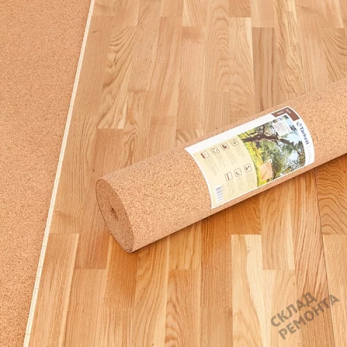 Фото Подложка рулонная Amorim пробковая, GO4CORK NATURE 2-5 мм под ламинат и паркет бежевая – купить в Волгограде: цена, описание, фото. Интернет-магазин 6