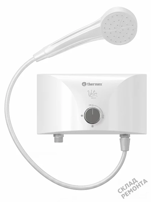 Фото Водонагреватель проточный Thermex Vetro 6500 shower – купить в Волгограде: цена, описание, фото. Интернет-магазин 2