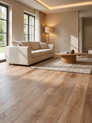 Плитка ПВХ виниловая CronaFloor Nano N LVT 007 Дуб Светлый 1200*180