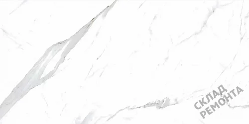 Фото Керамогранит матовый Steppe Ceramics Statuario White белый 600*1200*10 – купить в Волгограде: цена, описание, фото. Интернет-магазин 2