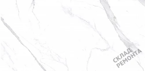 Фото Керамогранит матовый Steppe Ceramics Statuario White белый 600*1200*10 – купить в Волгограде: цена, описание, фото. Интернет-магазин 1