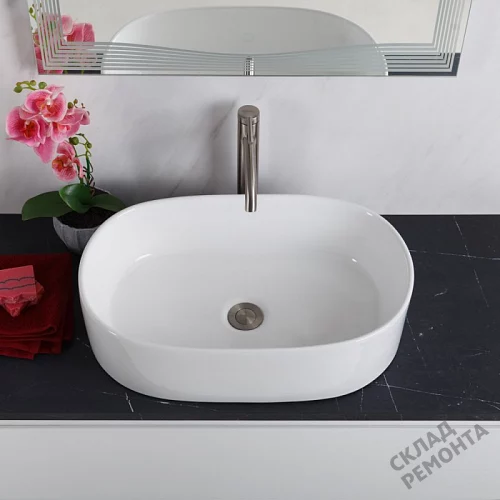 Фото Раковина накладная BelBagno BB1048 55 см купить в Волгограде: цена, описание, фото. Интернет-магазин 3