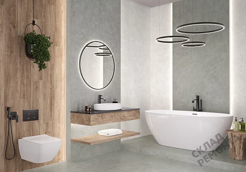 Фото Керамогранит матовый Alma Ceramica Шарп GFU60120SHP70R серый 1200*600*8,5 – купить в Волгограде: цена, описание, фото. Интернет-магазин 3