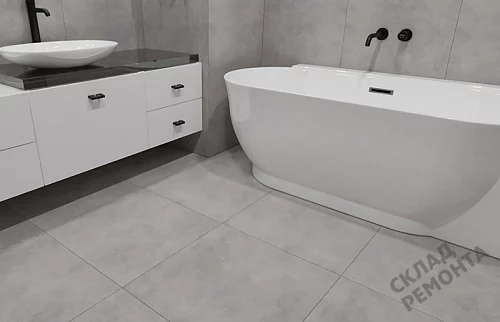 Фото Керамогранит матовый Steppe Ceramics Silent Grey серый 600*600*9,5 – купить в Волгограде: цена, описание, фото. Интернет-магазин 5